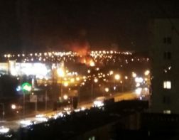 В Пензе на Серпуховской произошел крупный пожар
