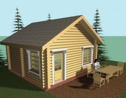 Проекты деревянных домов 8х8