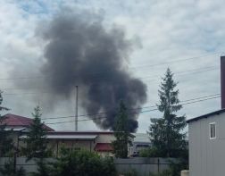  В соцсетях обсуждают пожар на мебельной фабрике в Кузнецке