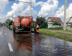 В Пензе устраняют последствия сильных дождей