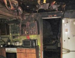 В Пензенской области в пожаре пострадал 53-летний мужчина