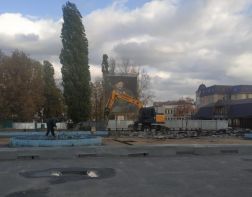 В Пензе начали демонтировать фонтан