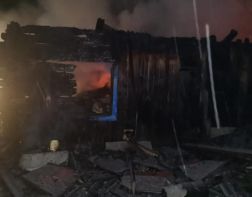 В области во время пожара в доме погибла женщина