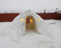 Пензенские заключенные соревнуются в конкурсе снежных фигур
