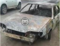   В Чемодановке сгорела машина